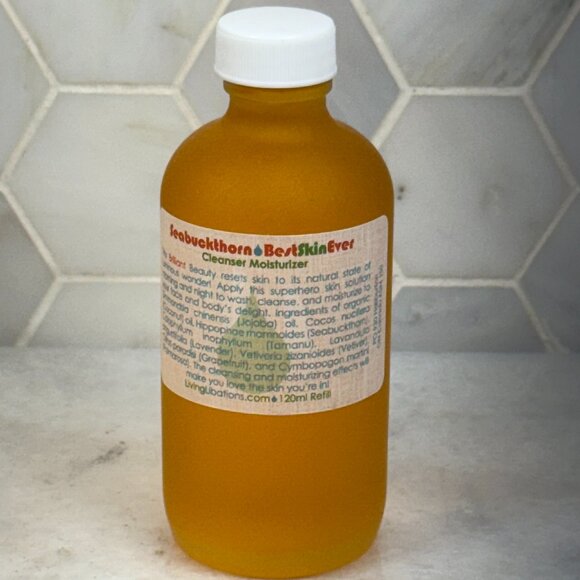 Living Libations Best Skin Ever-Seabuckthorn 120 ml-LuminousCleanser Exfoliant